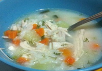 Фото к рецепту: Куриный суп с рисом