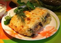 Фото к рецепту: Картофельная запеканка с грибами