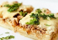 Фото к рецепту: Запеканка из картошки и мясного фарша