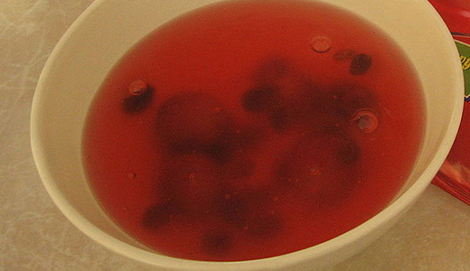 Клубничный кисель