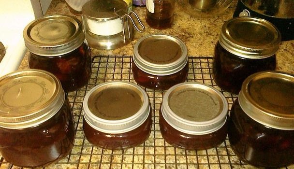 Варенье на желатине и вине с вишней
