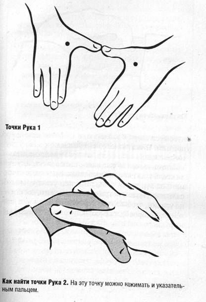 Точки массажа при головной боли видео
