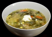 Фото к рецепту: Щавелевый суп