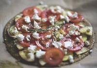Фото к рецепту: Цельнозерновая пицца в мультиварке