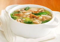 Фото к рецепту: Суп из подосиновиков для похудения