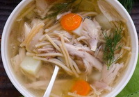 Фото к рецепту: Домашний куриный суп