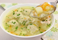 Фото к рецепту: Суп с мясными фрикадельками