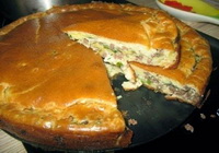Фото к рецепту: Пирог с капустой и фаршем