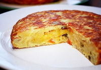 Фото к рецепту: Испанская тортилья с картофелем