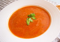 Фото к рецепту: Овощной холодный суп