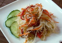 Фото к рецепту: Китайский простой салат
