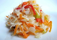 Фото к рецепту: Маринованная капуста для салата 