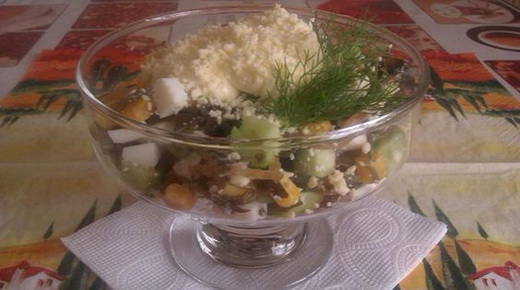 Салат с картошкой