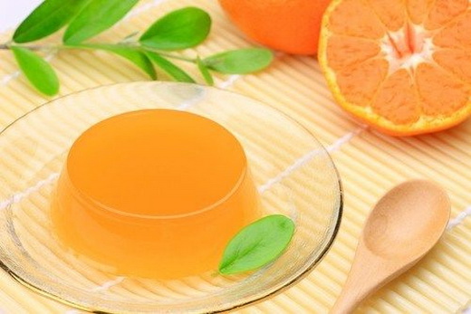 Десерт желатиновый из апельсинов