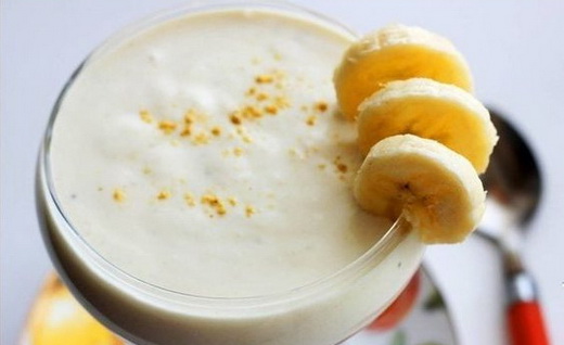 Бананово-молочный десерт