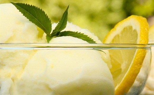 Фруктовое мороженое с лимоном в домашних условиях
