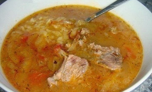 Тарелка готового супа