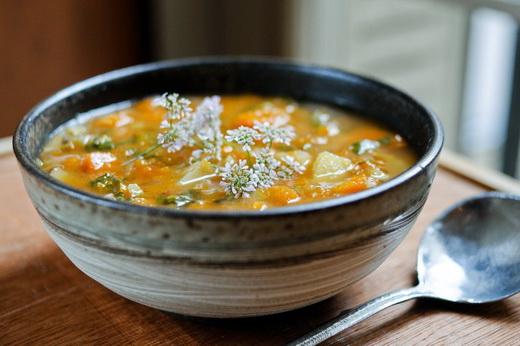 Тарелка тыквенного супа
