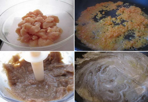 Этапы приготовления супа