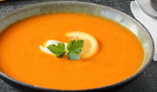 Морковный суп с апельсинами