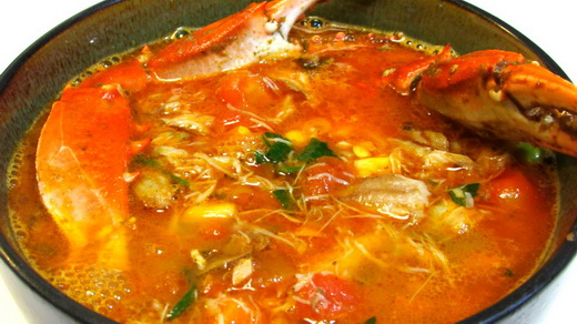 sup s krabami