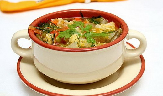 Суп из смеси овощей